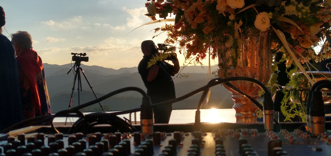 Captação, filmagem e transmissão audiovisual