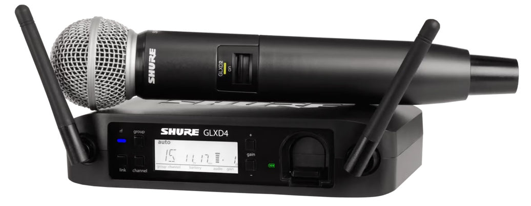 Microfones sem fio Shure GLXD4 bastão