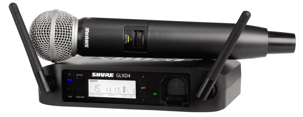 Microfones sem fio Shure GLXD4 bastão