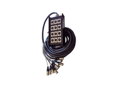 Audio profissional Multicabos 12 vias