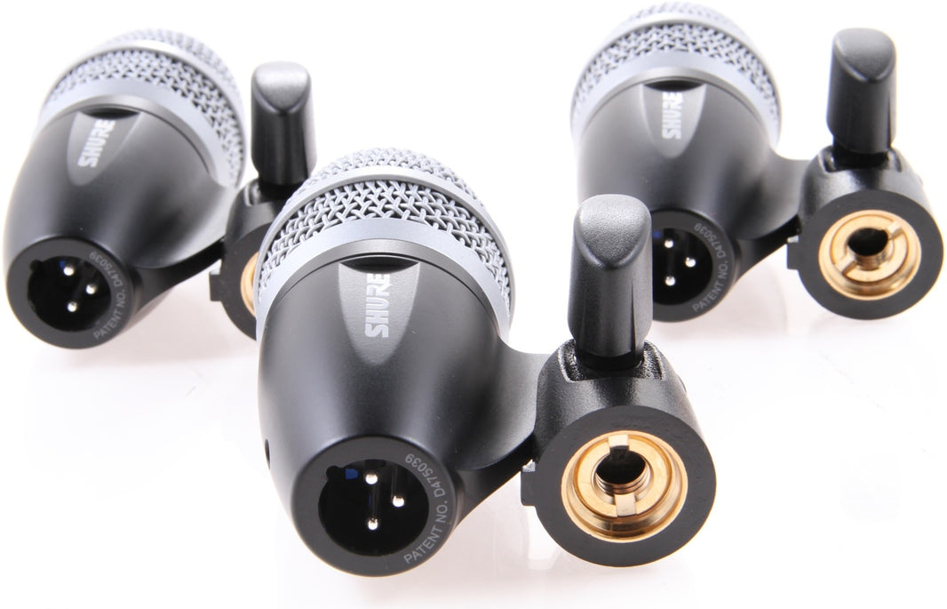 Microfones Shure para bateria